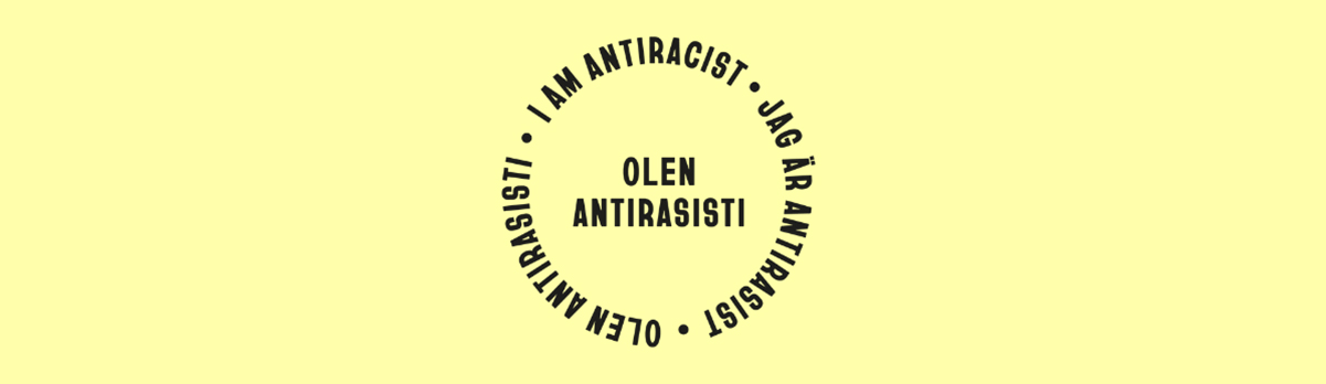 Olen antirasisti -banneri